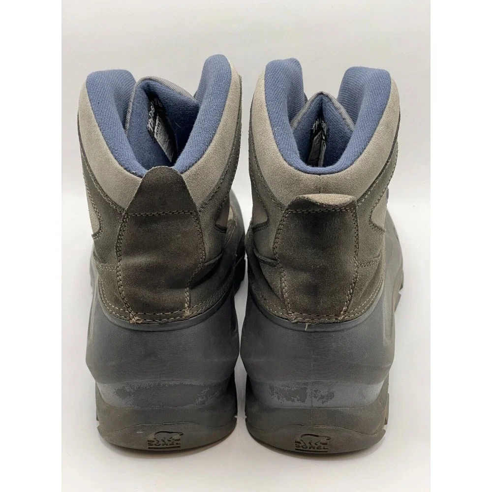 Sorel Cold Mountain Men's‎ Hiking Winter Boots Size 14 Thinsulate Beige Suede